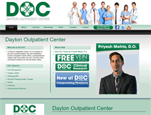 Tablet Screenshot of daytondoc.com